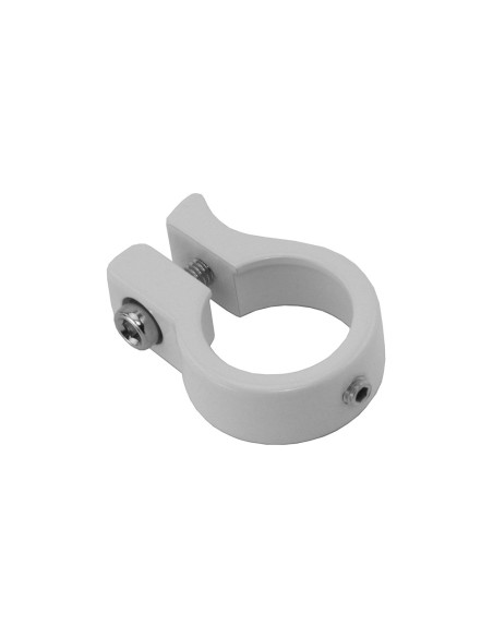 Alloy Seatpost Clamp Outer Diameter 25.4mm 322 White.